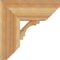 Ekena Millwork Merced Slat Rough Sawn Bracket w/ Offset Brace, Western Red Cedar, 8"W x 18"D x 18"H BKT0806X18X18MRC06RWR - alternate 2
